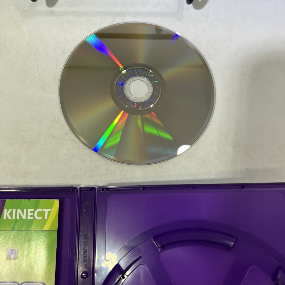 Microsoft Xbox 360 Kinect Sensor Bar W/6 Games Tested Bundle Lot #ML3