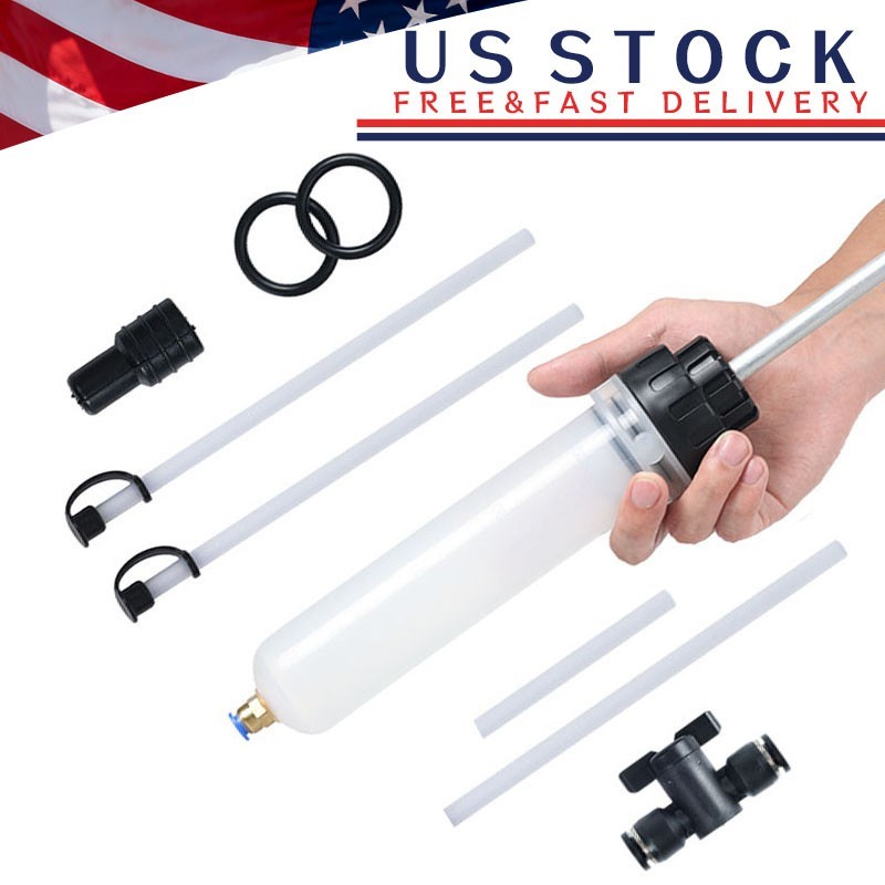 200CC Fluid Extraction Filling Syringe Transfer Liquid Pump Oil Extractor Auto