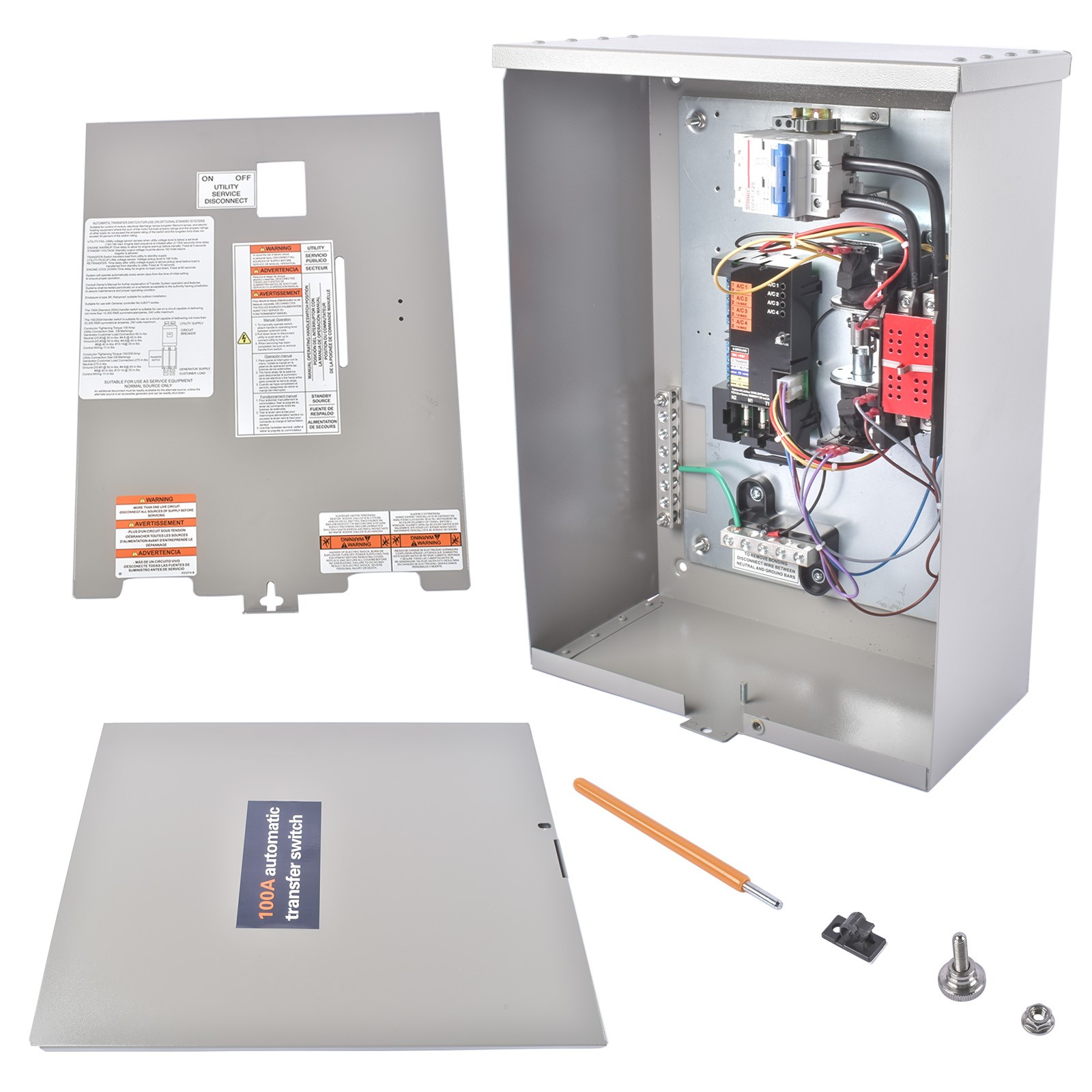 100 Amp Single Phase Generator Automatic Transfer Switch for Generac RXSW100A3