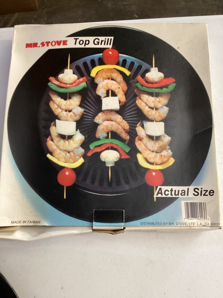 Mr. Stove Top Grill 12" Diameter, New 