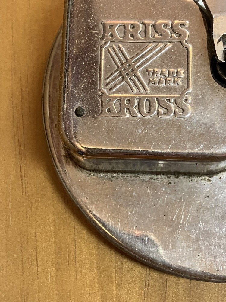 Kriss Kross Blade Razor Sharpener Vintage Stropper Tool