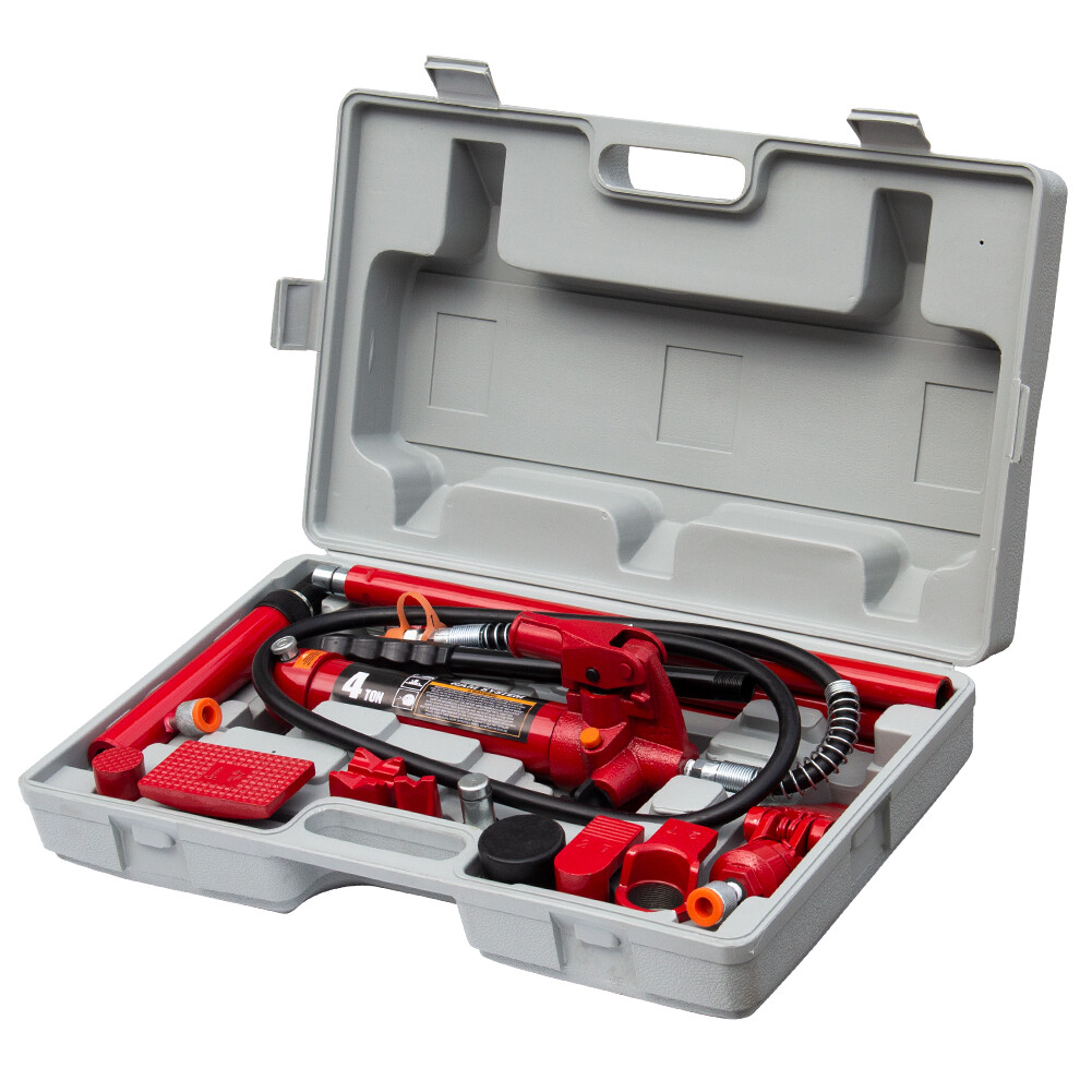 BIG RED Torin Portable Hydraulic Ram Auto Body Frame Repair Kit 4 Ton (8000lbs)