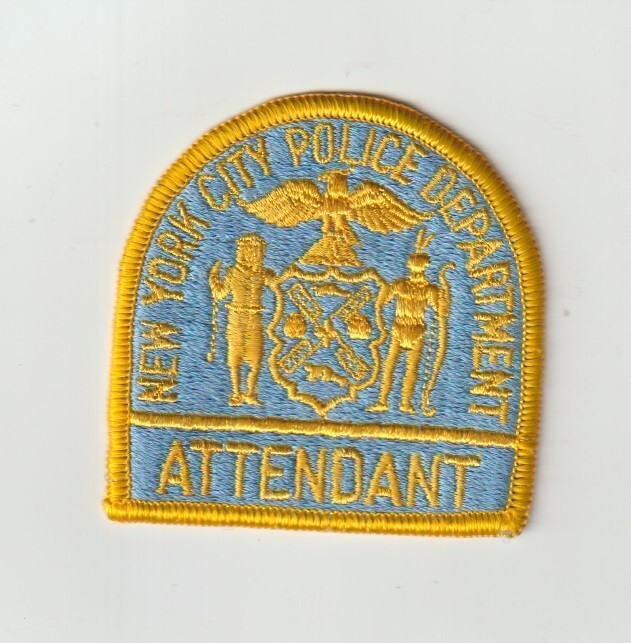 NY PD Attendant obsolete old patch ship from Australia