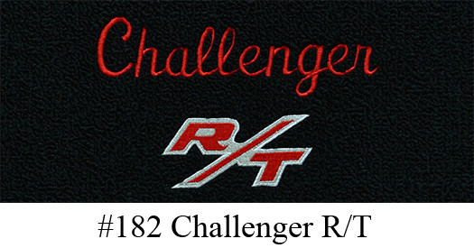1970-1973 Dodge Challenger Floor Mats - 4pc - Loop