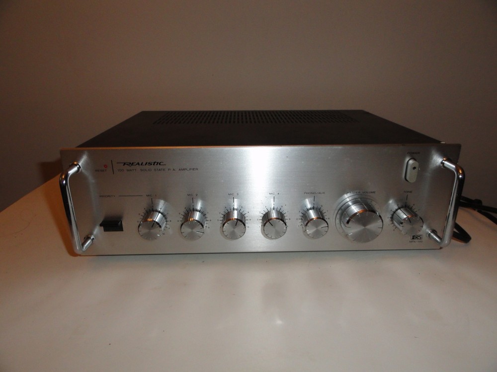 Realistic MPA-100 100 Watt Solid State PA Amplifier