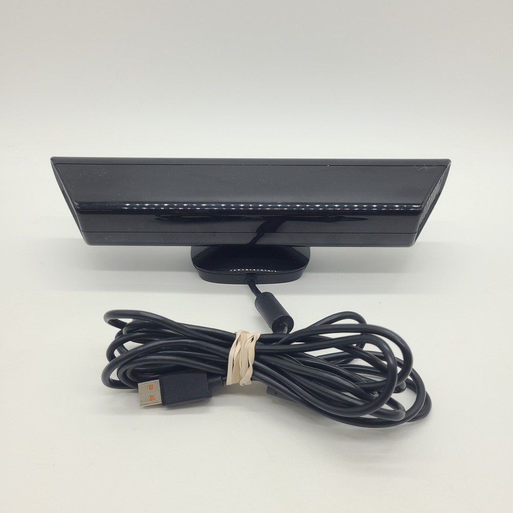 Microsoft Xbox 360 Kinect Sensor Bar Model 1414 Sensor Bar With 2 Games - Black