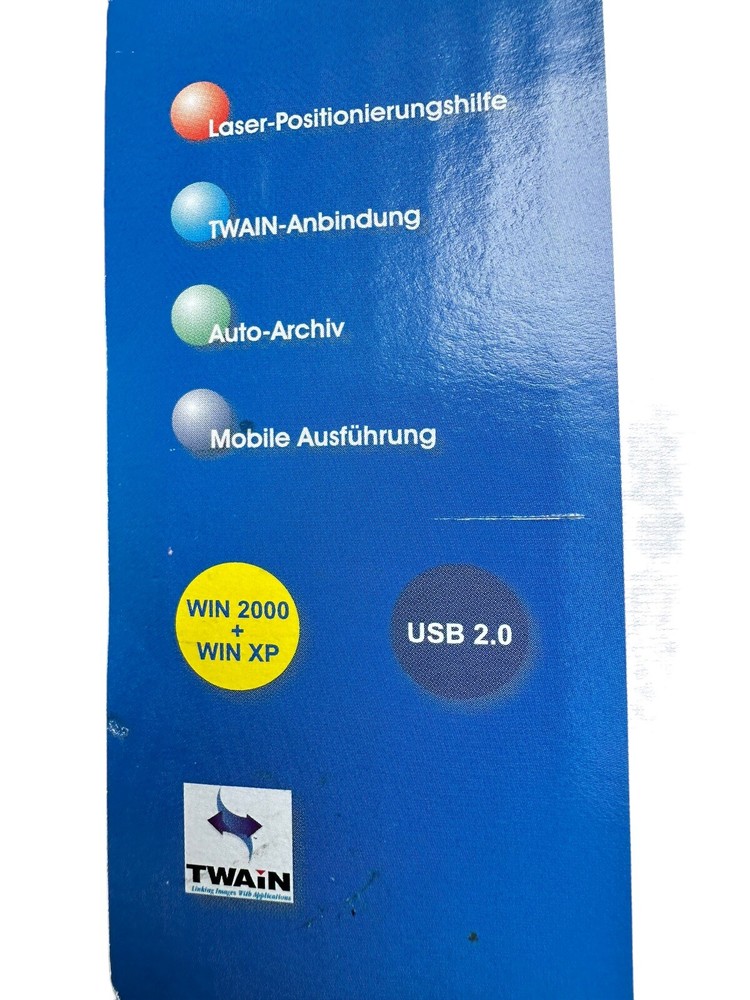 Sceye Digital Document Camera Contactless Windows 2000, XP New Old Stock Germany