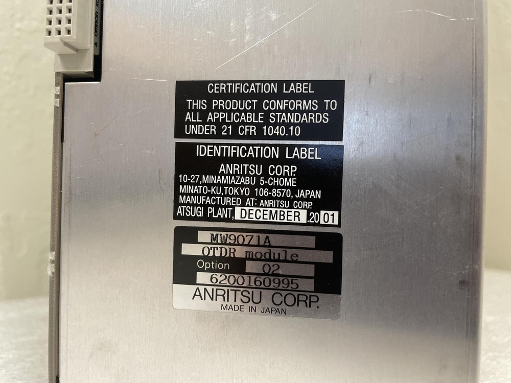 ANRITSU MW9071A OTDR MODULE