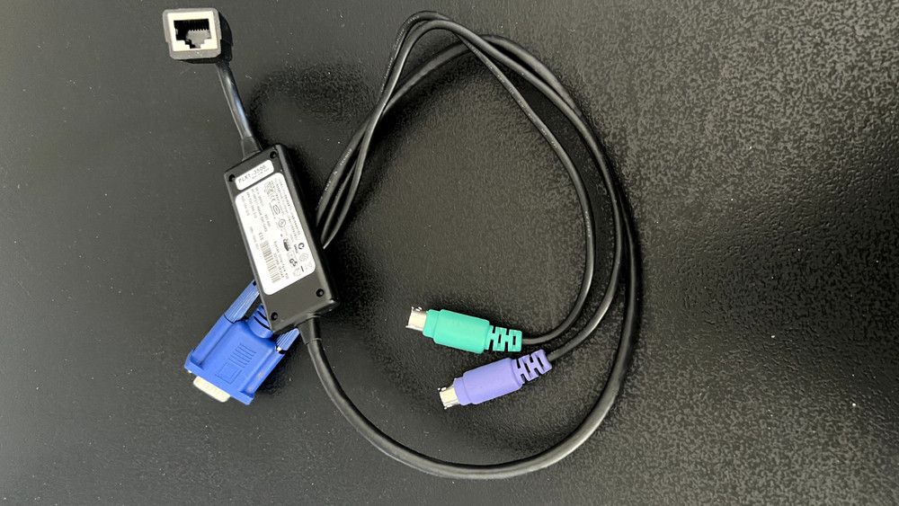 Dell server PS2 interface POD KVM cable KVM cable with cable 0RF366