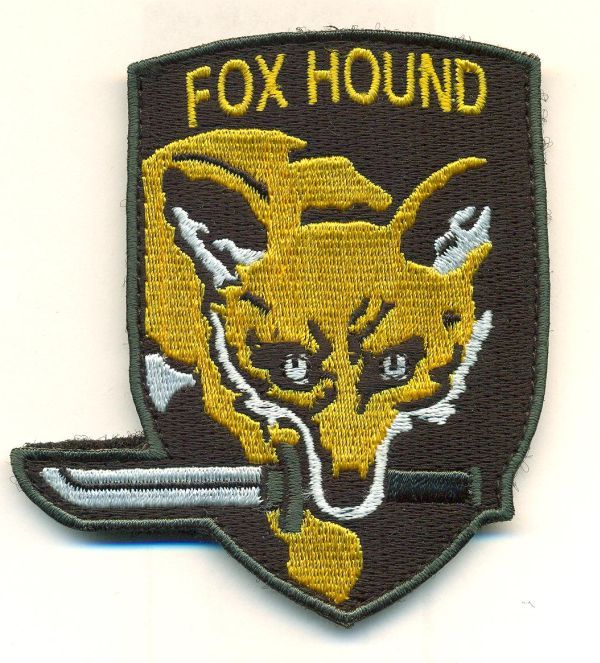 Foxhound Patch with HOOK VEL-KRO BACK - FXHND5Vb