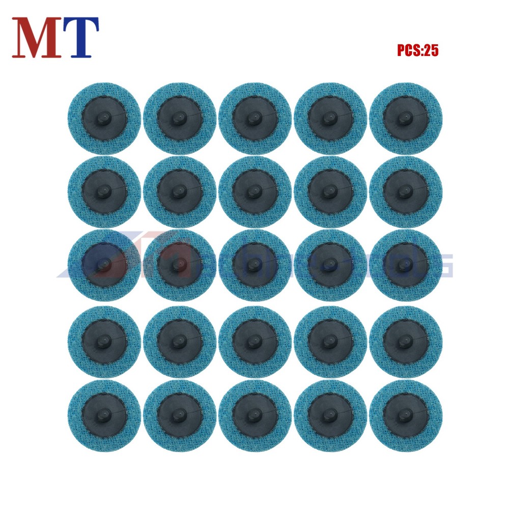 2" Fine Nylon Surface Conditioning Quick Change Sanding Discs - 25 Pack