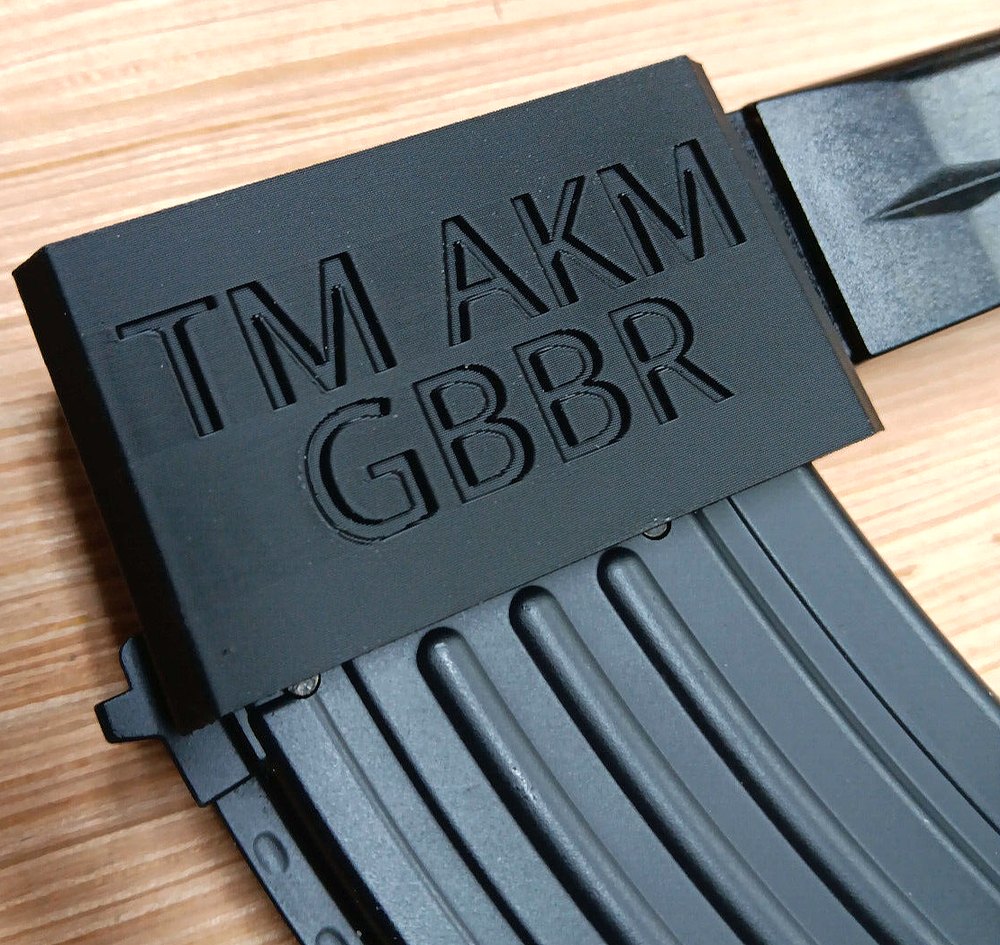 Airsoft TM AKM GBBR Speedloader Adapter (Black)