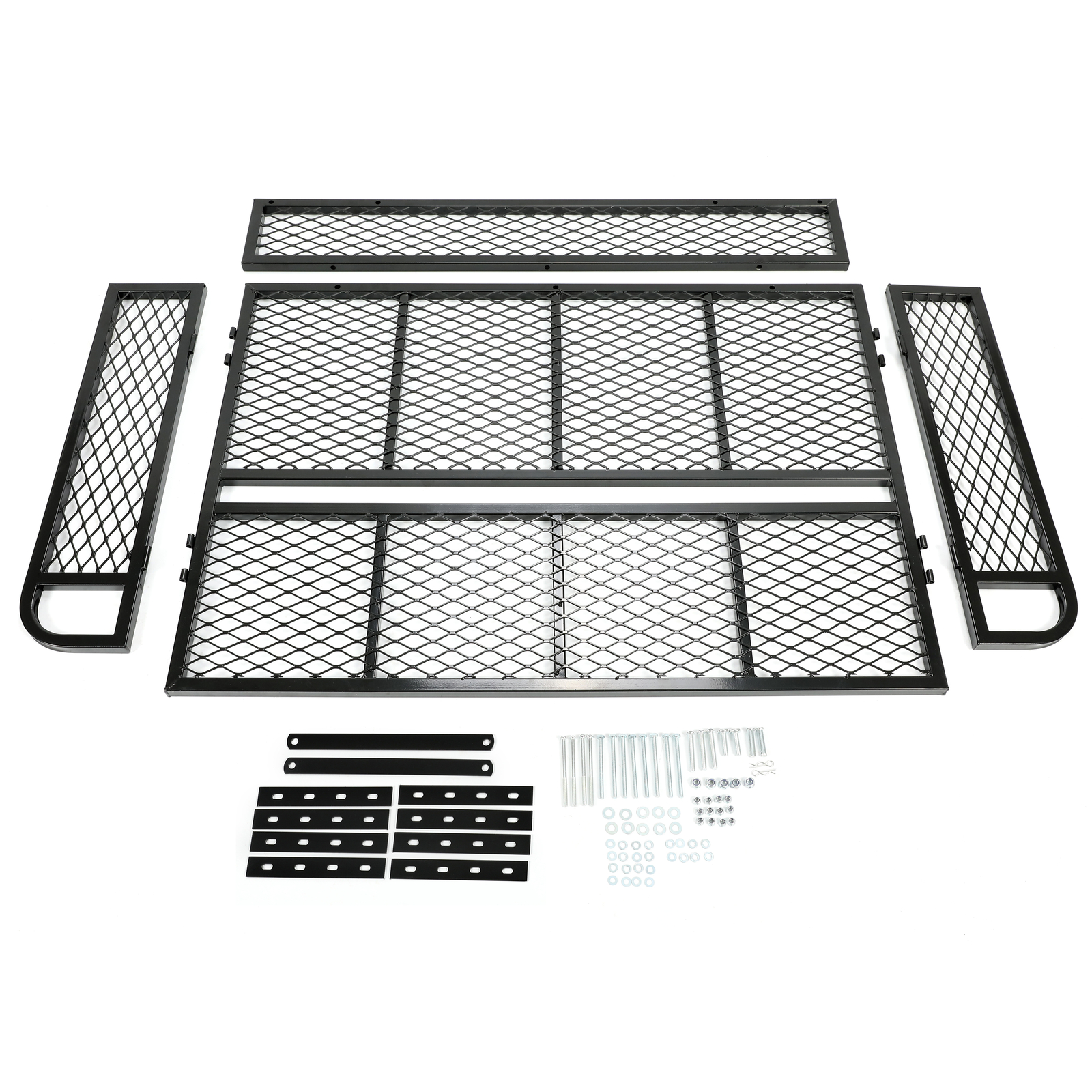 Rear Cargo Basket Rack Storage Carrier Kit For ATV Universal Steel Heavy Duty