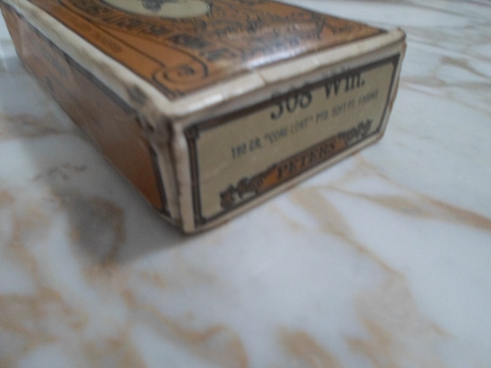 Peters 308 Win 180 gr Core-Lokt PTD Soft Point Empty Box.