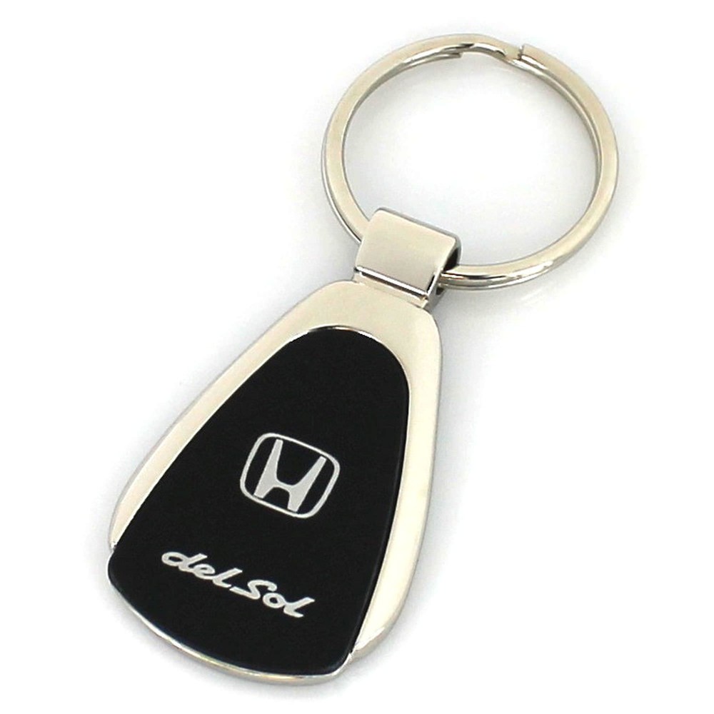 Honda Del Sol Tear Drop Key Ring (Black)