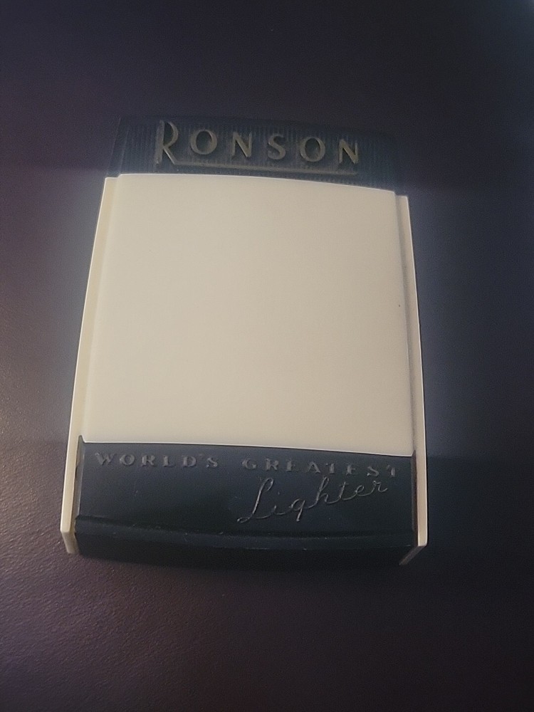 Vintage Ronson "M" engraved Lighter in Case