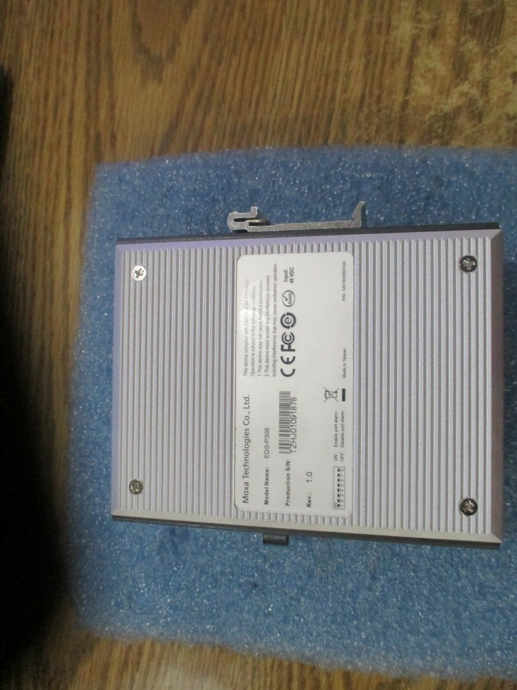 Moxa Technologies Model: EDS-P308. 8-Port EtherDevice Switch. <