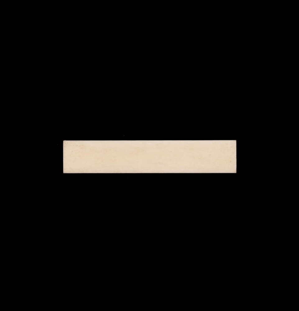 Tone Ninja Genuine Bone Nut Blank, Unbleached 1/8" thick NUT-NU21