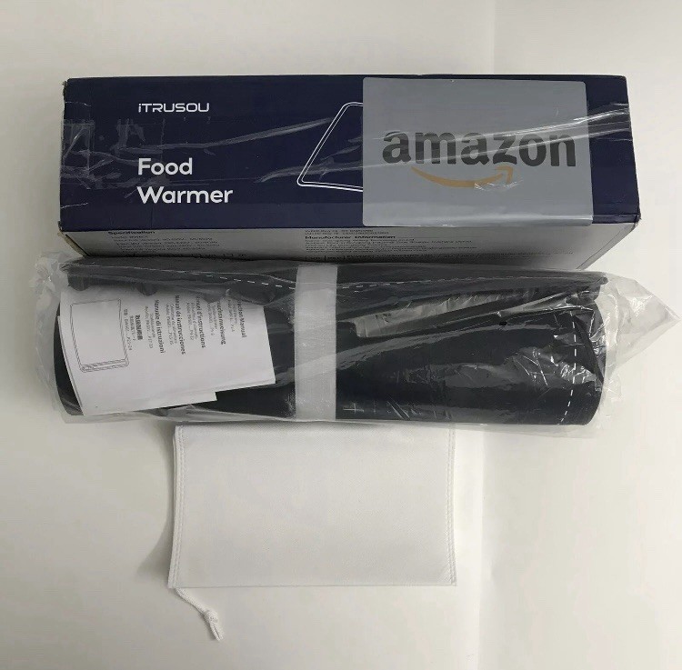 iTrusou Food Warming Mat Electric Surface Heating Portable Rollable Gray