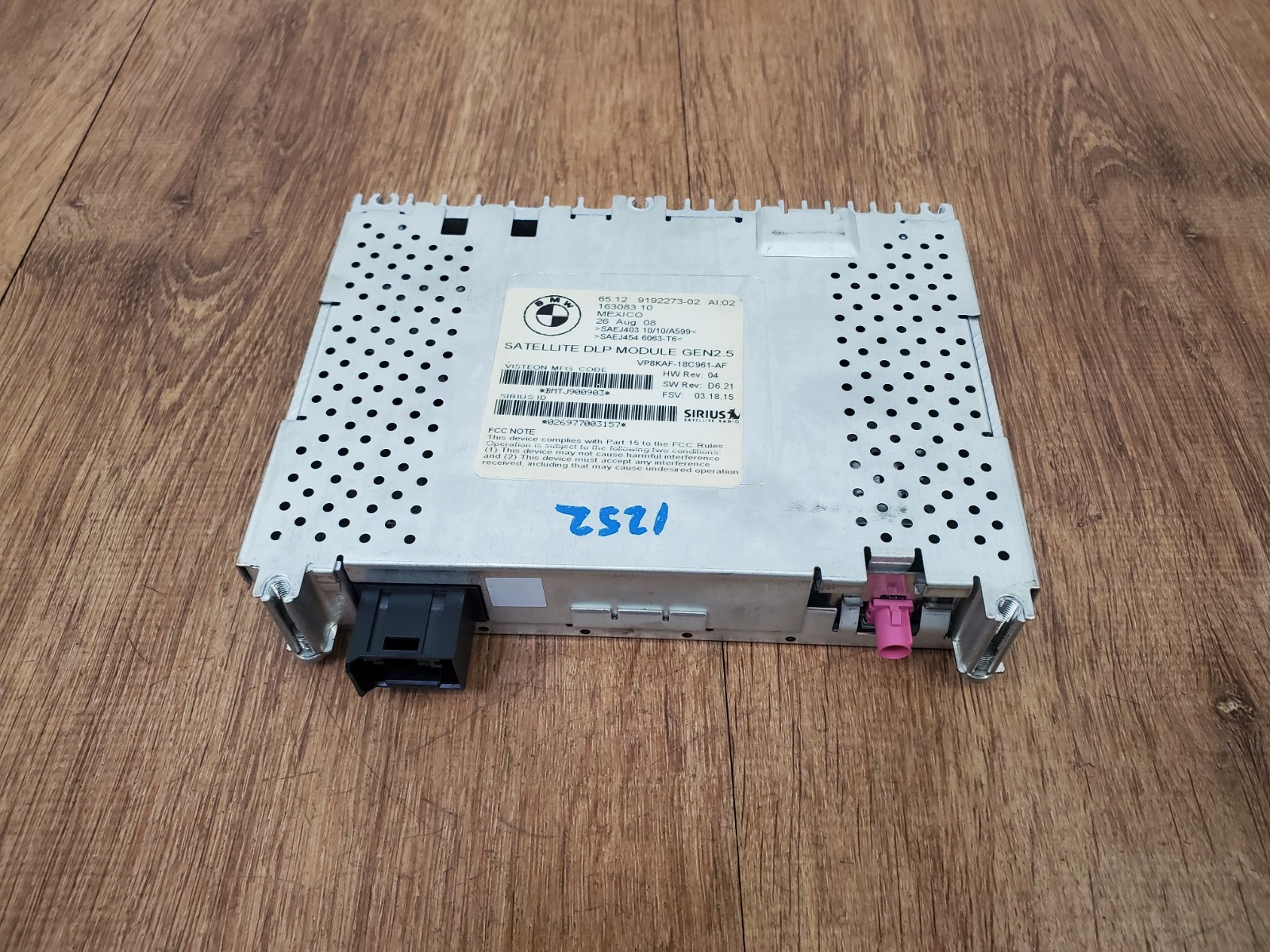 ✅ OEM BMW E88 E60 E90 E92 E93 E70 X5 Sirius Satellite Radio DLP Module GEN 2.5