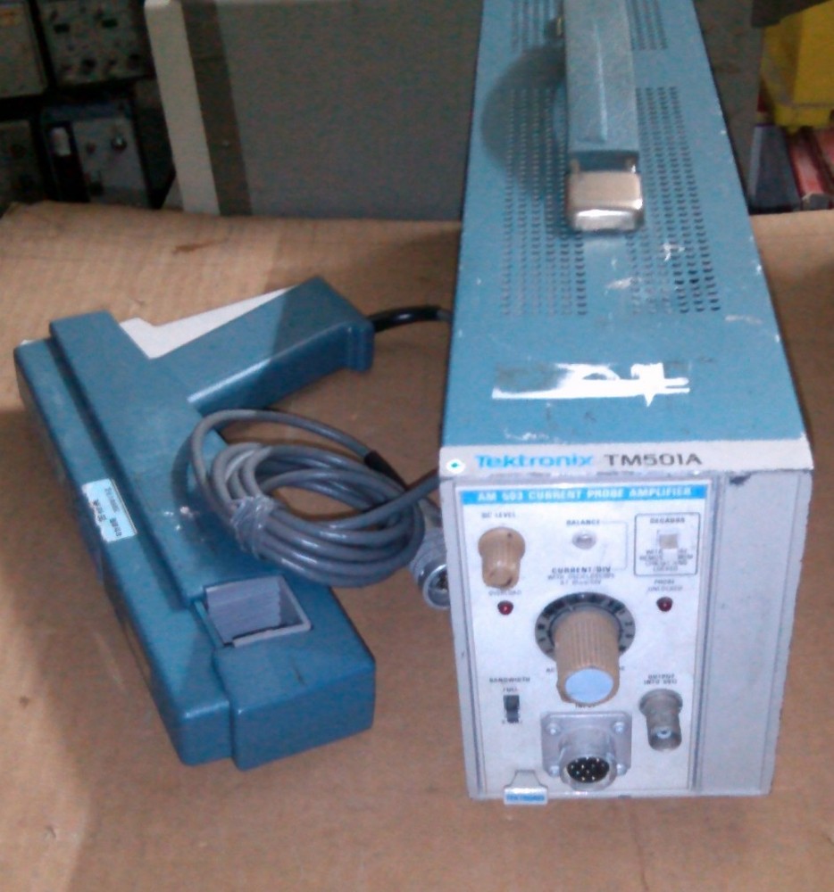 Tektronix AM503 & A6303 500 Amp Current Probe / Tested