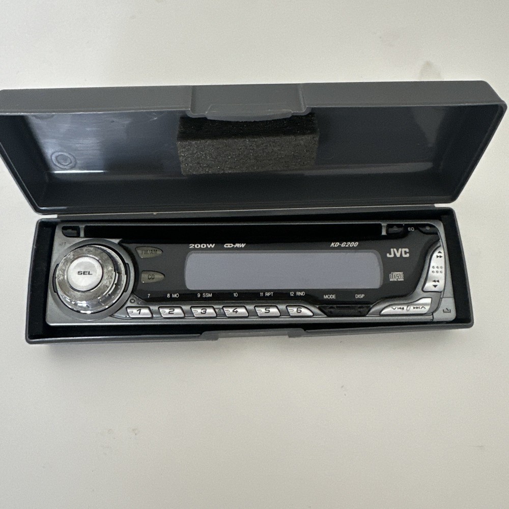 JVC KD-G200 Detachable Faceplate Only CD Player Stereo Front Panel Replacement