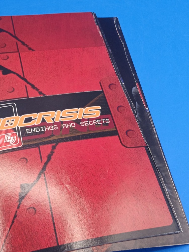 Dino Crisis Official Strategy Guide Prima Capcom No Poster!!.