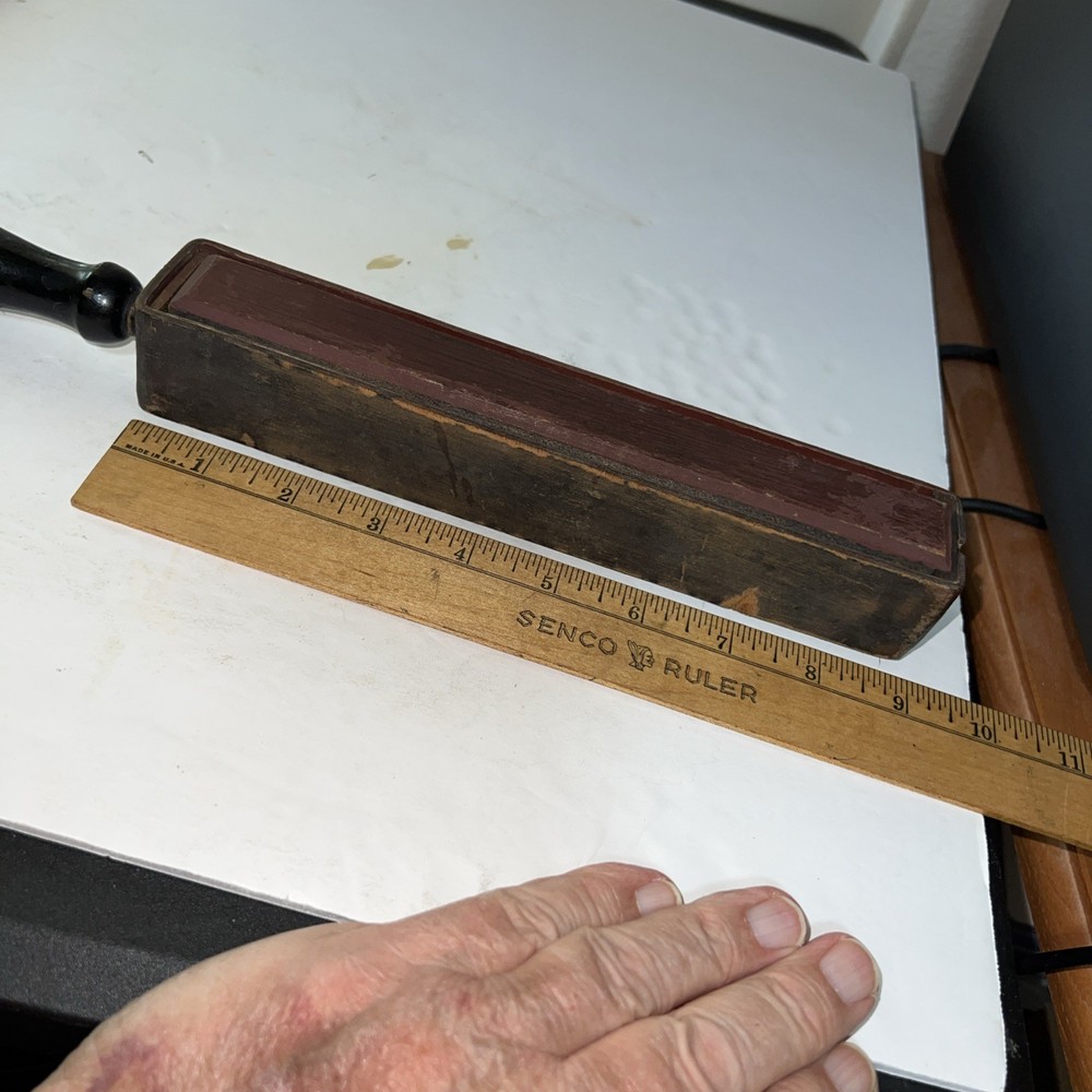 Vintage Straight razor SHARPENING Paddle Strop