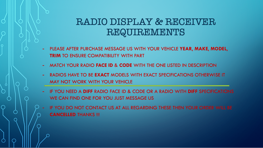 2016-2017 Chevy Malibu or VOLT Radio Display Screen Audio Controller 8" inch OEM