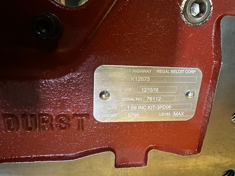 3PD06, Durst Pump Drive, Ratio 1.69:1