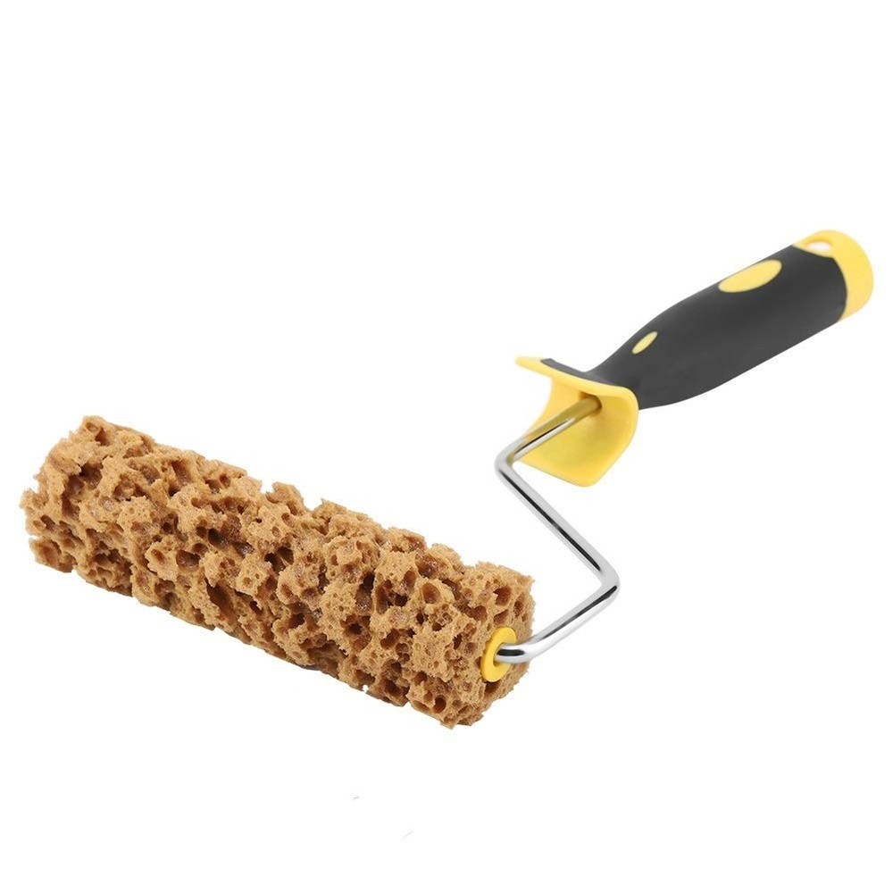 Texture Paint Rollers, 6" Texture Pattern Paint Roller Brush with Handle Deco...