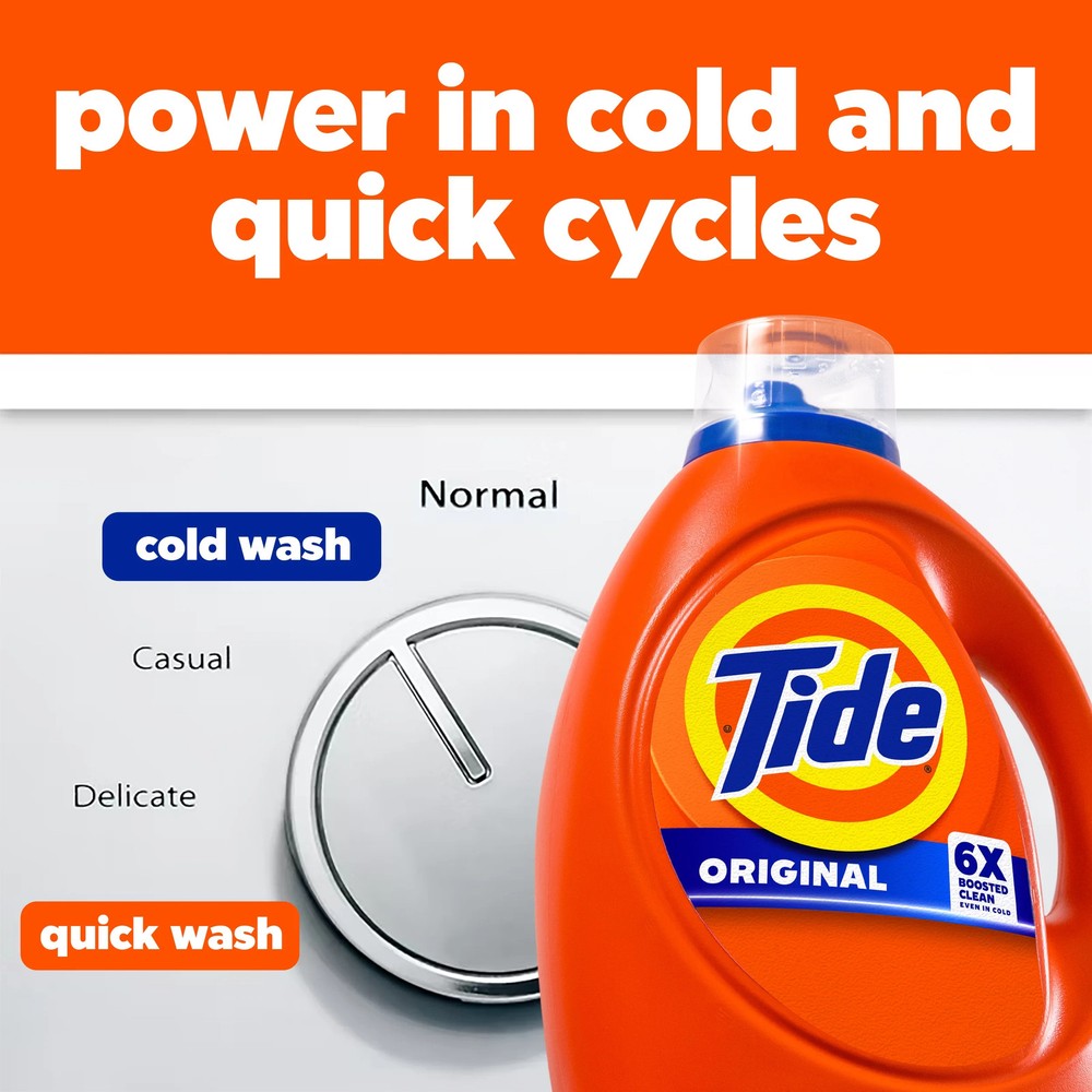 Laundry Detergent Liquid Boosted Cleaning Power Original Scent