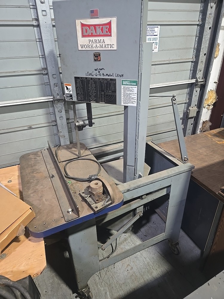 Dake Parma Work O Matic Bandsaw