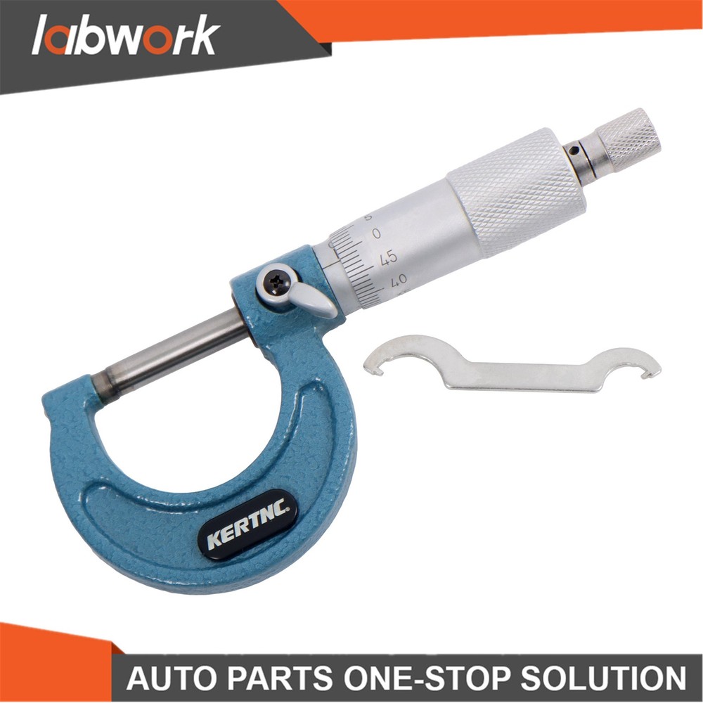 Labwork Outside Micrometer 0-1" Measuring Tool 0.0001" Graduation Set