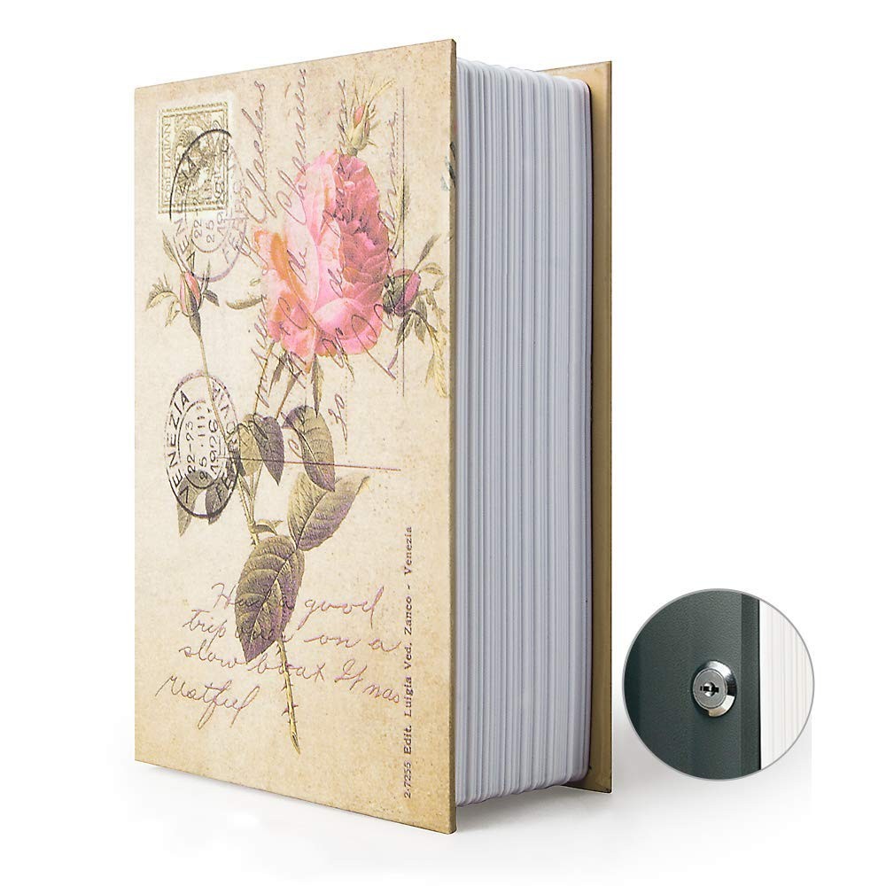 Dictionary Book Safe Hidden Storage Box with Key Lock