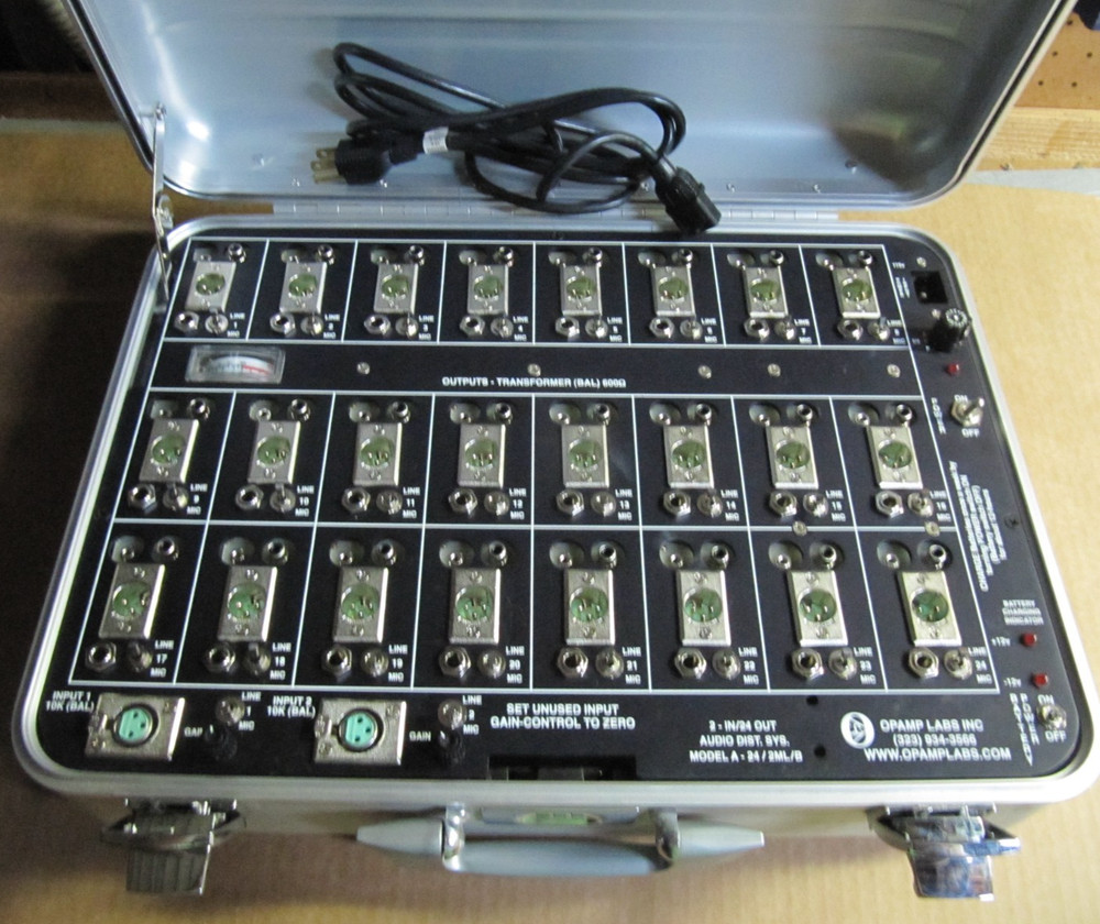 Opamp Labs A-24/2ML Audio Press Feed Mult Distribution Box