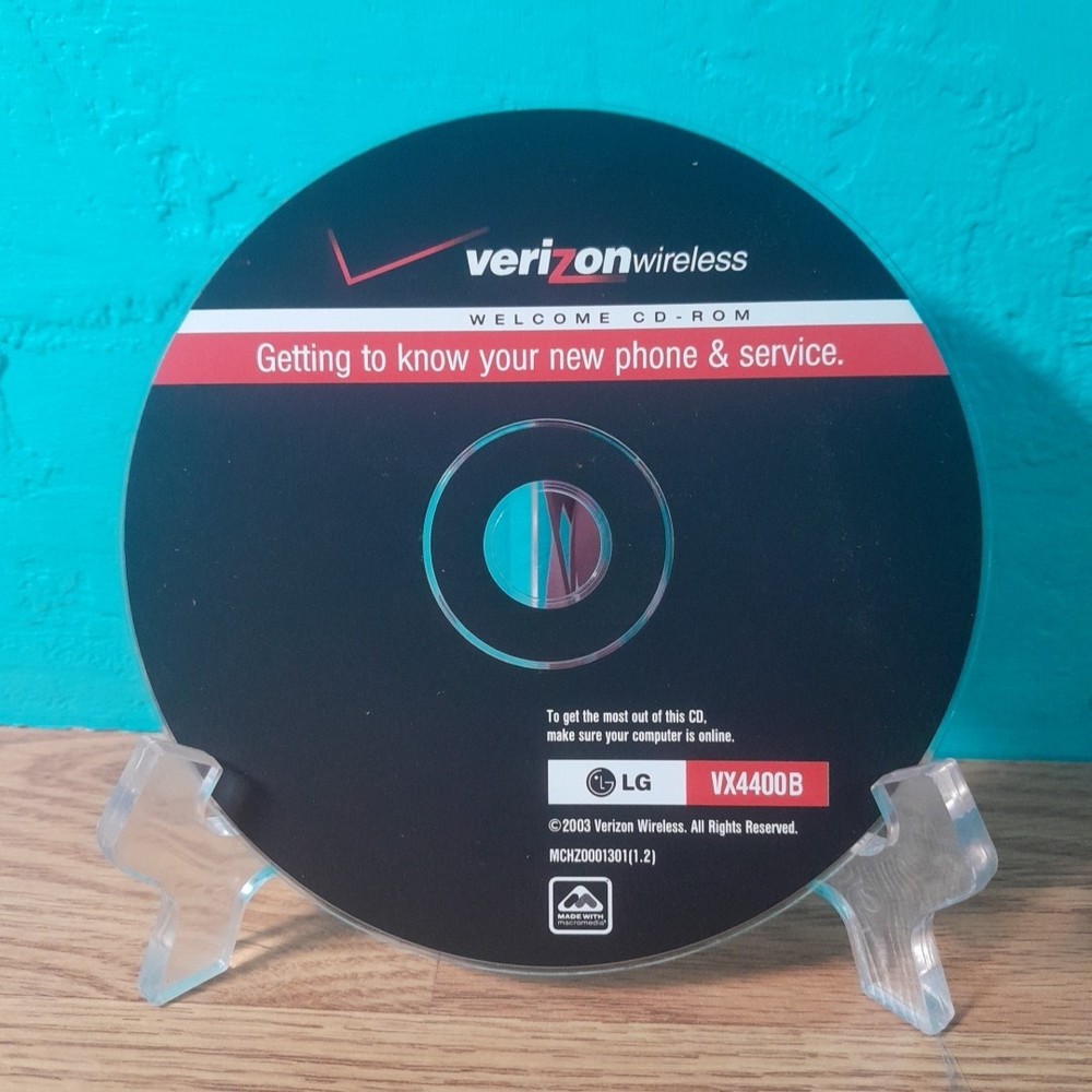 VERISON Wi-Fi Router VX4400B Resource Driver CD Disc Version 1.2