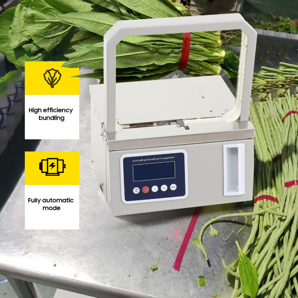 Automatic bundling machine OPP strapping machine Hot-melt Supermarket Vegetable