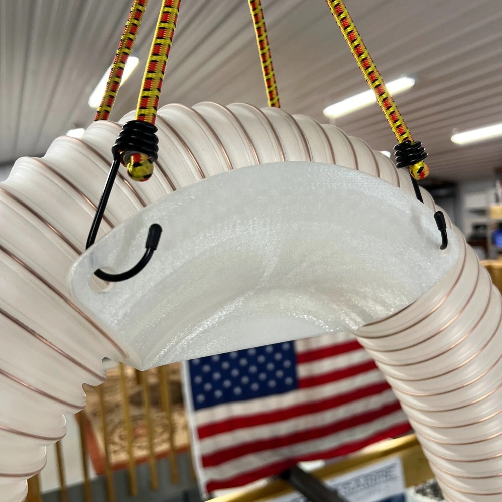 dust collection hose support hanger