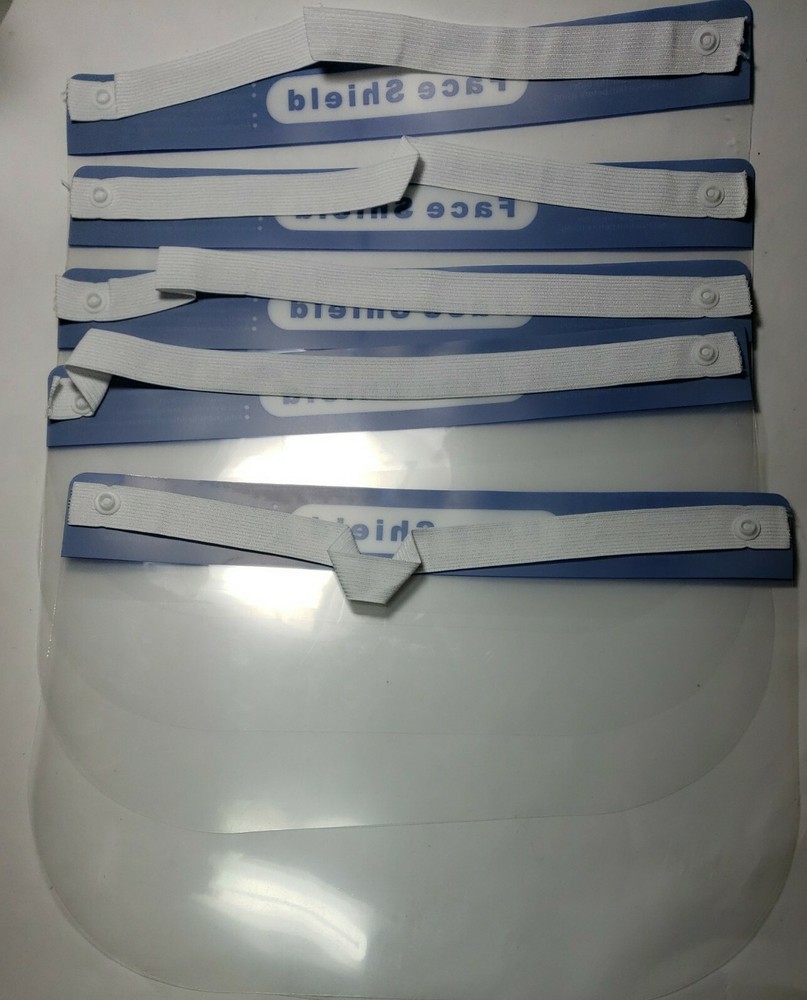 Full Face Shield Visor Protection Mask Safety Clear. Lightweight. Adjustable. 5