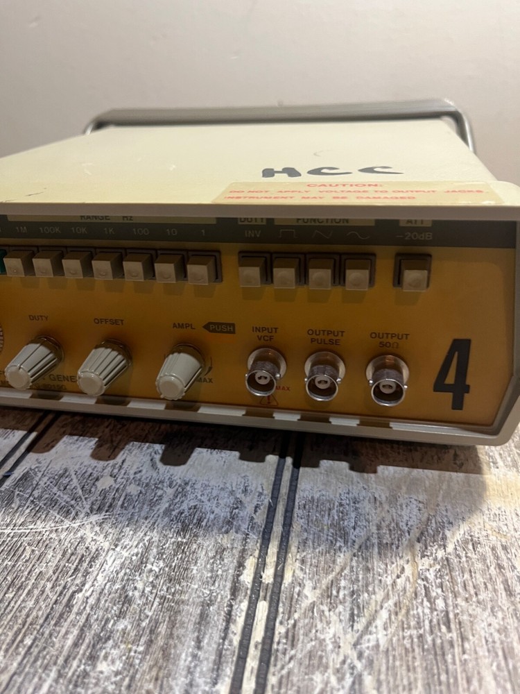 Instek Function Generator (Model: FG-8015G) - As-Is, Power Tested -Read