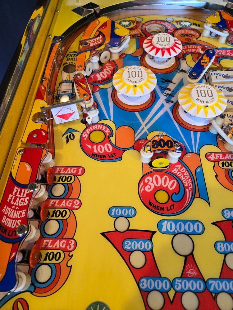 Restored Wizard! Pinball Machine (Bally) 1975