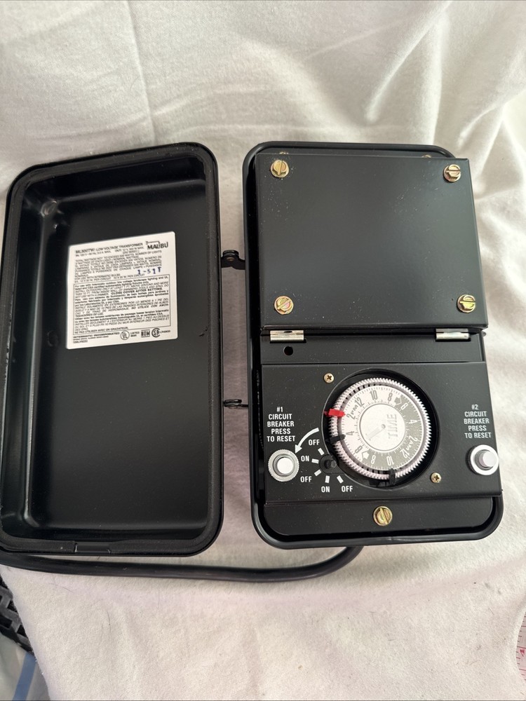 Intermatic ML500TW Malibu Low Voltage Transformer Landscape Timer tested/working