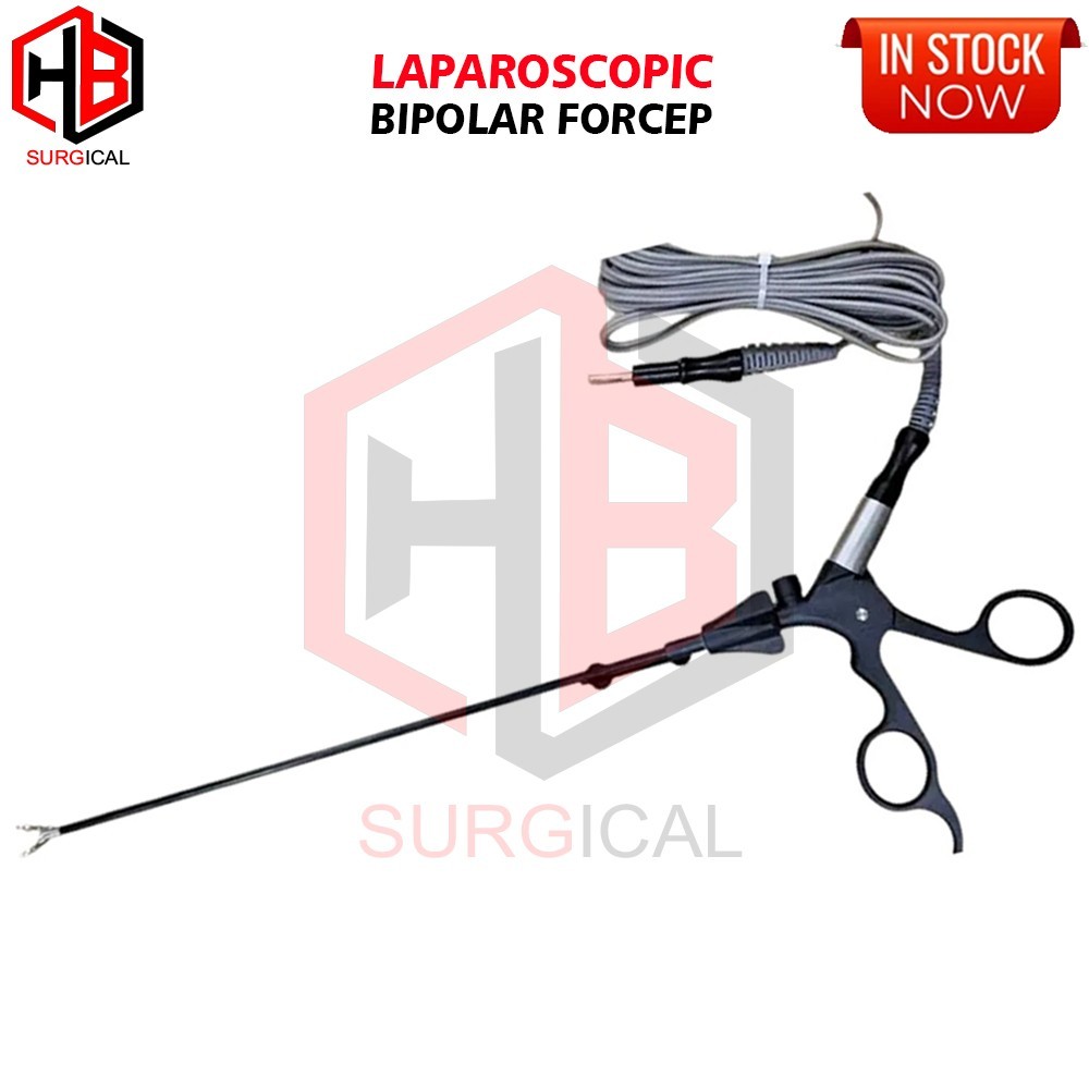Laparoscopic Bipolar Forceps Surgical Instruments With Cable Reusable 1 Pc Set