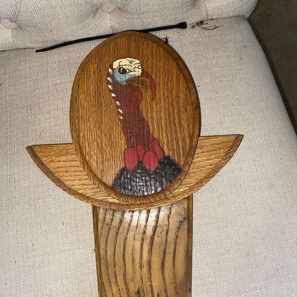 Solid Oak Wood Turkey Fan / Beard Mounting Kit