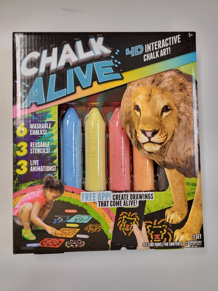Chalk Alive Jungle Theme 4D Interactive Chalk Art Set 2020