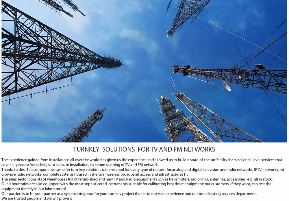 TV Television UHF professional Antenna 4 panels Irte I230 3 Kw