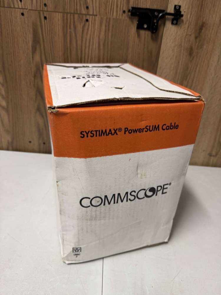 CommScope SYSTIMAX CAT5e CMP Plenum Ethernet Cable 880FT Blue Open