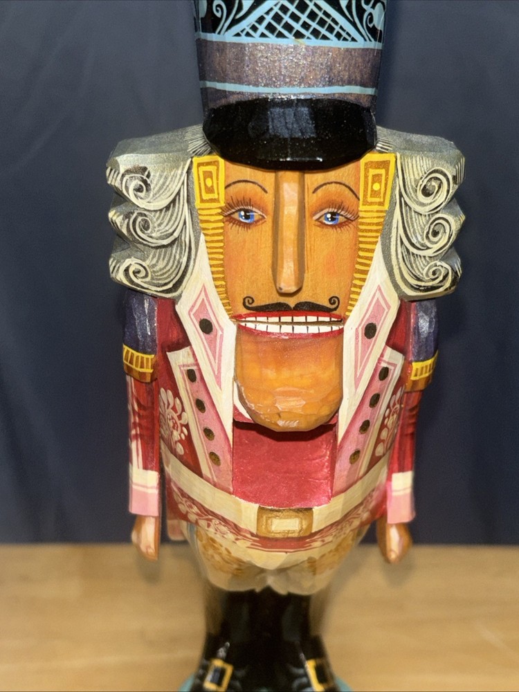 G. DeBrekht Masterpiece Collection Hand Carved Painted Nutcracker Signed Number