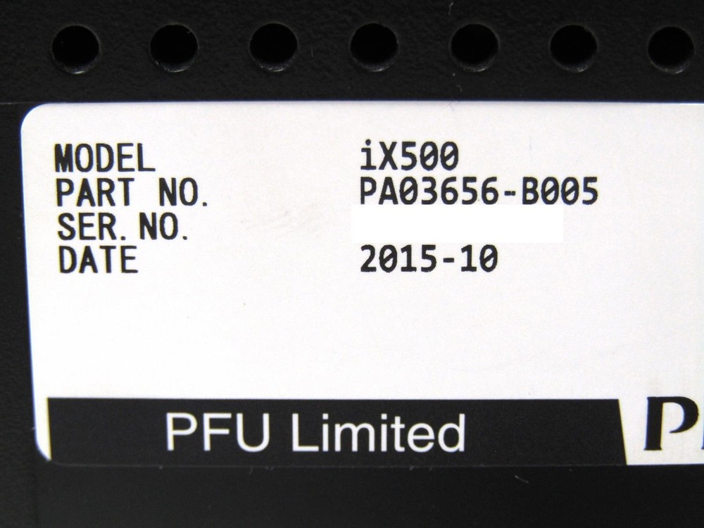 Fujitsu ScanSnap iX500 Document Scanner | 600dpi